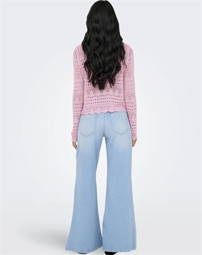 JDY - JDYSun Lay Boatneck Strik - Fragrant Lilac